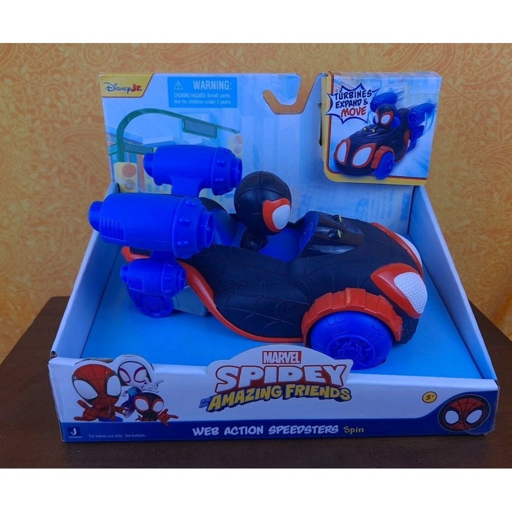 Disney Jr. Marvel Spidey And His Amazing Friends- Web Action Speedsters Spidey